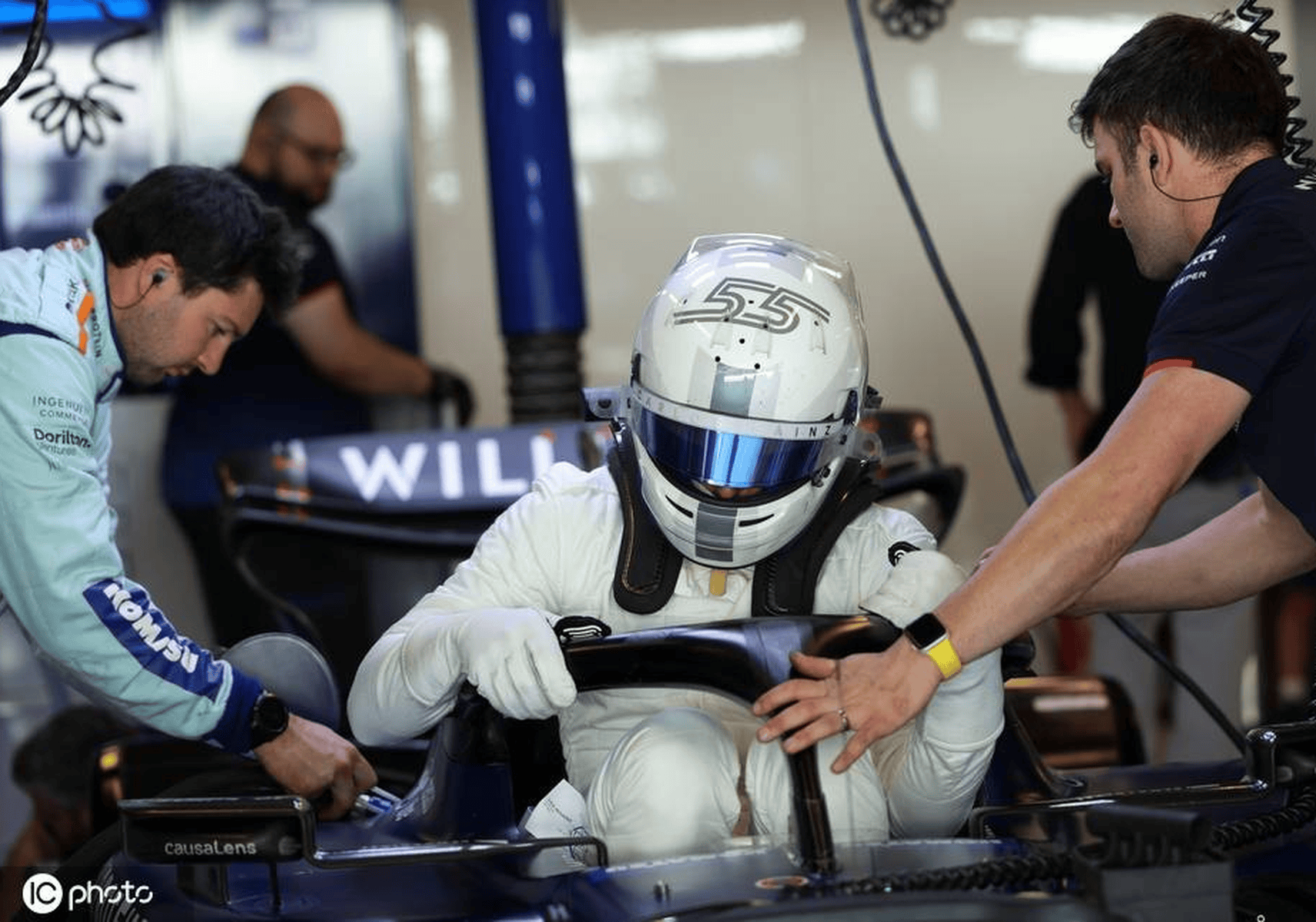 索伯车队力克威廉姆斯，塞恩斯状态火热